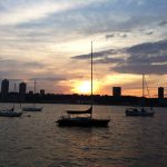 boat on hudson river